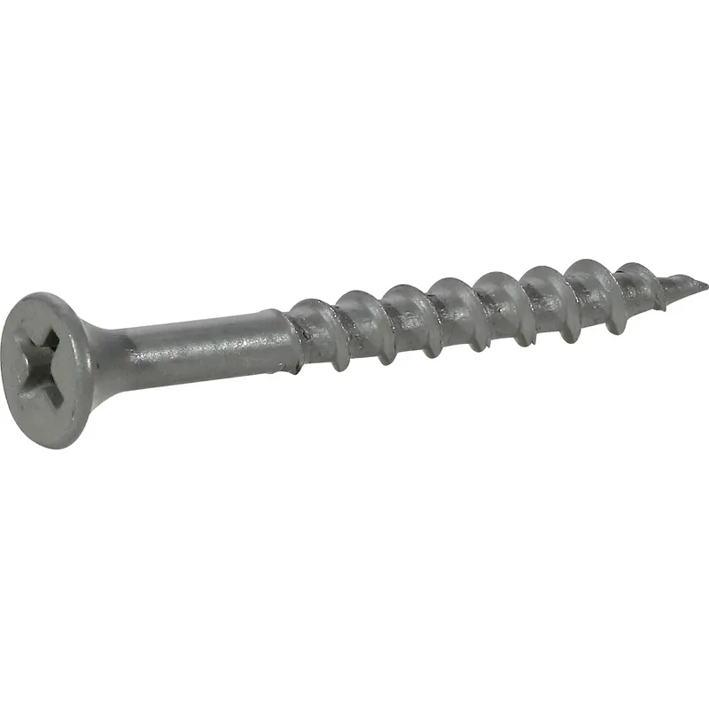 No. 8 X 1-5/8 In. L Phillips Wood Screws - 0.5 Lb Pack For Decking & Fencing