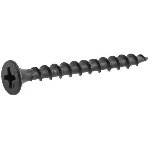 Phosphate-Finish Drywall Screws, Phillips Flat Bugle Head, 1-In. X 6, 50-Pack