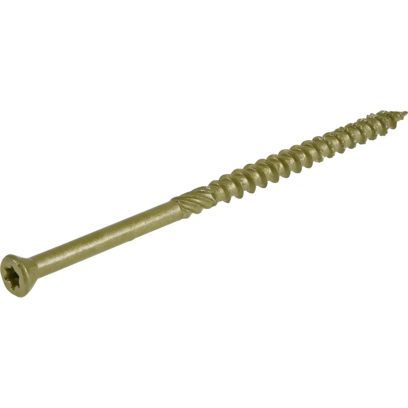 HILLMAN Power Pro No. 8 X 3 In. L Star Coarse Trim Screws 98 Pk