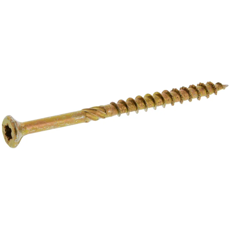 HILLMAN Power Pro No. 10 X 3-1/2 In. L Star Coarse Wood Screws 55 Pk