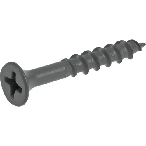 Fas-n-Tite Wood Screws, Gray Ceramic Exterior, 1-1/4-In. X 8, 1-Lb.
