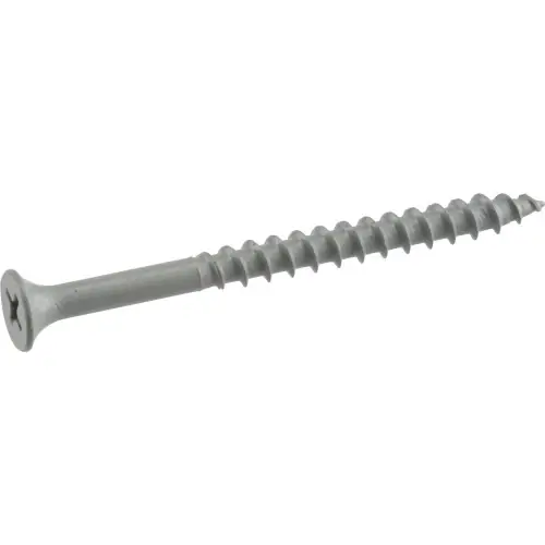 Fas-n-Tite Exterior Wood Screws, Gray Ceramic, 2.5-In. X 10, 1-Lb.