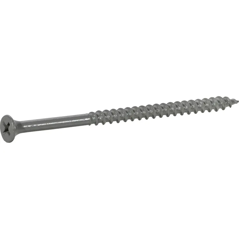No. 10 X 3-1/2 In. L Phillips Wood Screws - 5 Lb Exterior Coated