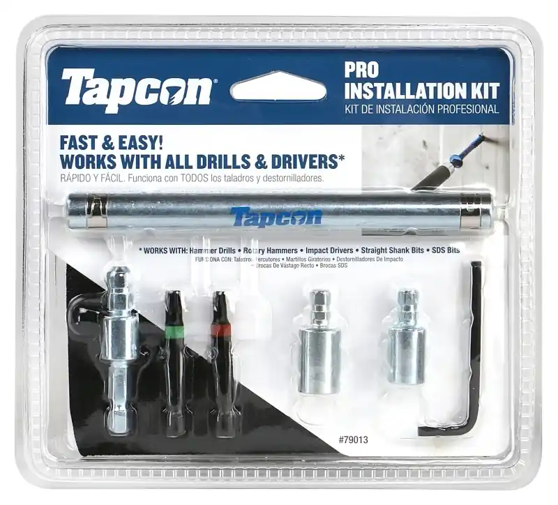 Pro Installation Kit With Star Bit - 8-piece Masonry Drill Set