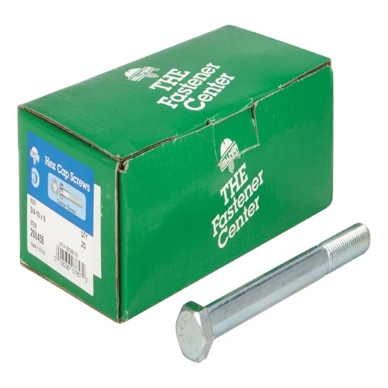 Hillman 3/4-10 In. Dia. X 8 In. L Heat Treated Zinc Steel Hex Head Cap Screw 20 Pk
