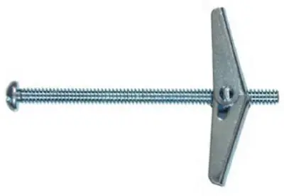 370042 50 Pack Round Head Toggle Bolt - 0.13 X 8 In.