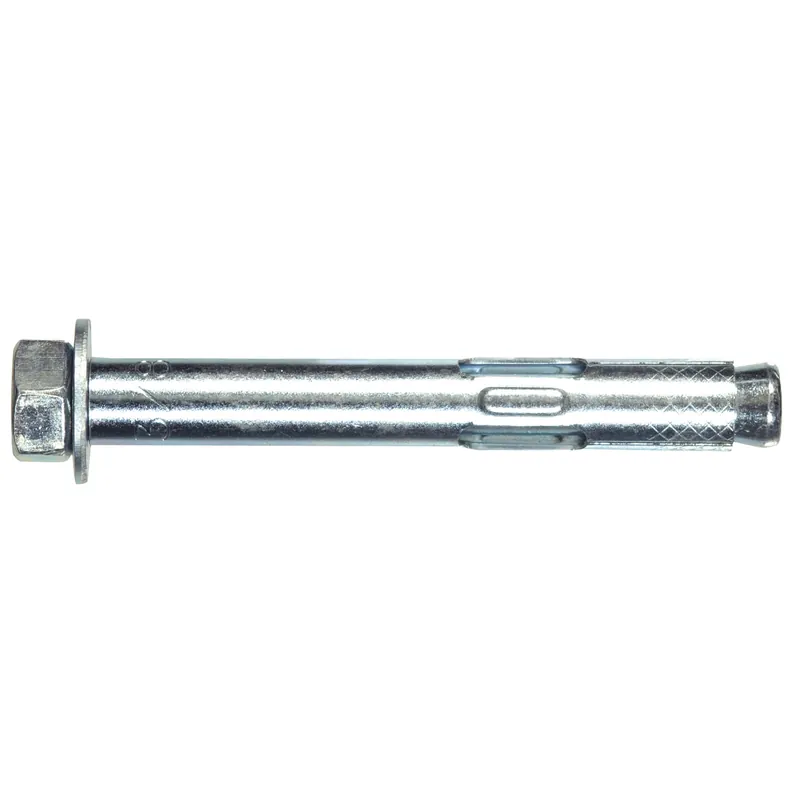 100 Pack 5/16" X 2-1/2" Hex Sleeve Anchors For Secure Fastening