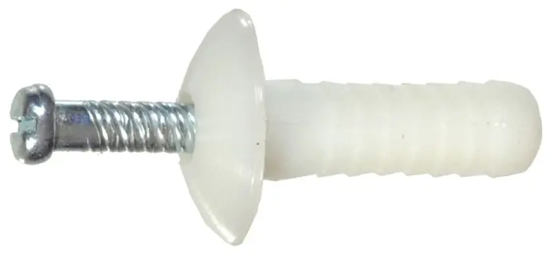 370522 Nylon Round Anchor 3/16" X 1" - 100 Count