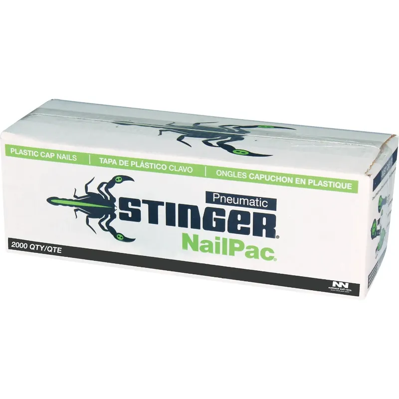 STINGER 1-in 14-Gauge 15-Degree Pneumatic Roofing Nails (2000-Count)