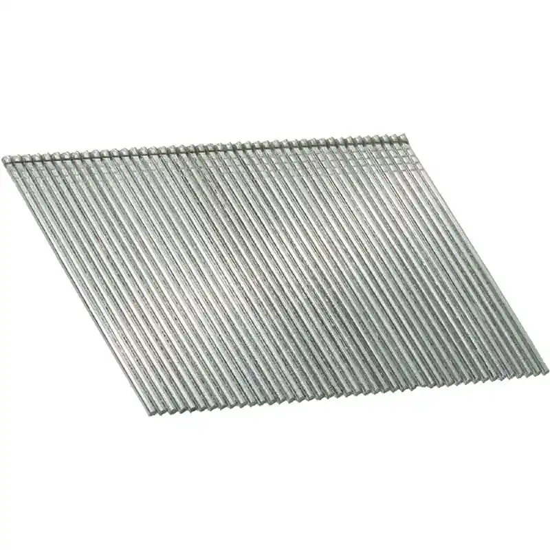 Grip-Rite 2-1/2 In. L X 15 Ga. Angled Strip Electro Galvanized Finish Nails 3650 Pk