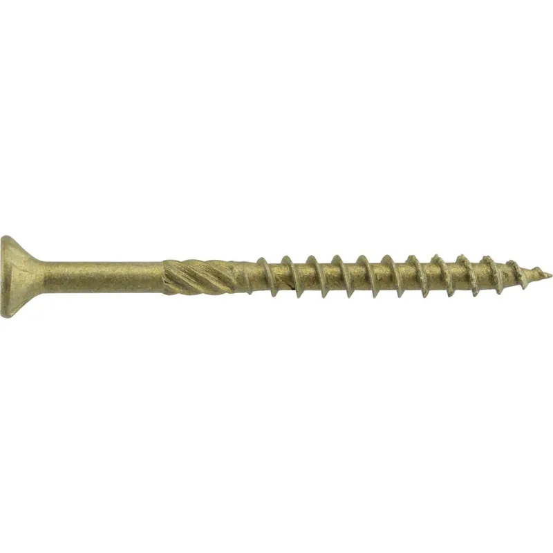 9 X 3" Star Flat-head Exterior Wood Screw - 12 Lb. Pack