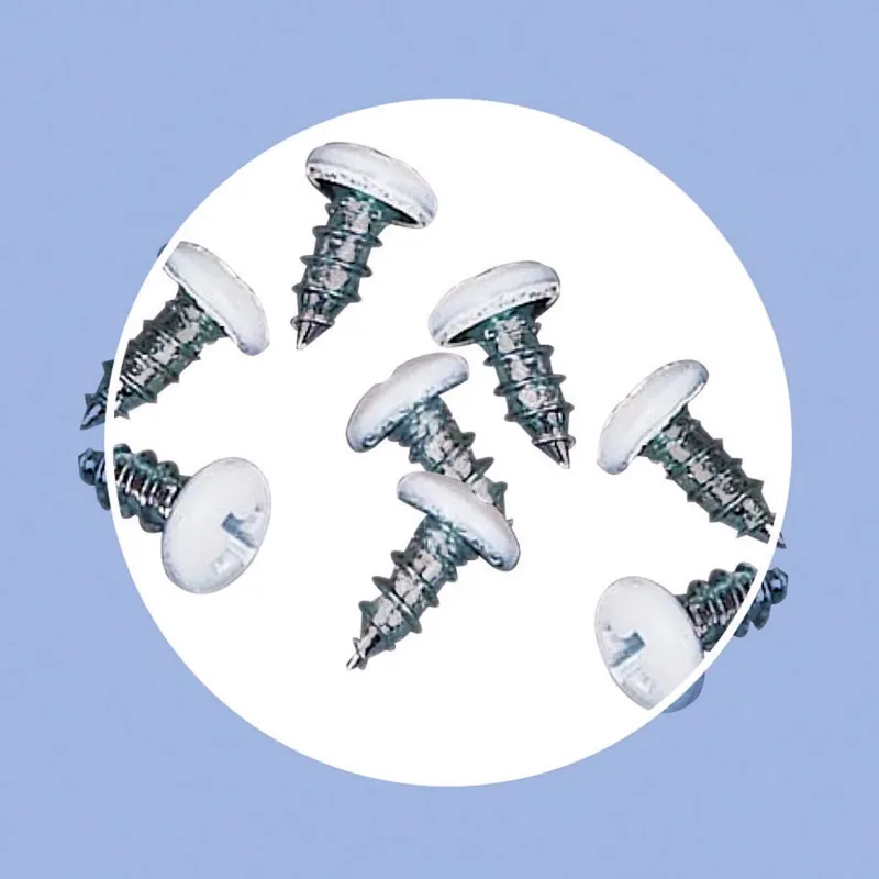 Amerimax No. 8 X 3/8 In. L Phillips/Slotted Round Head Sheet Metal Screws