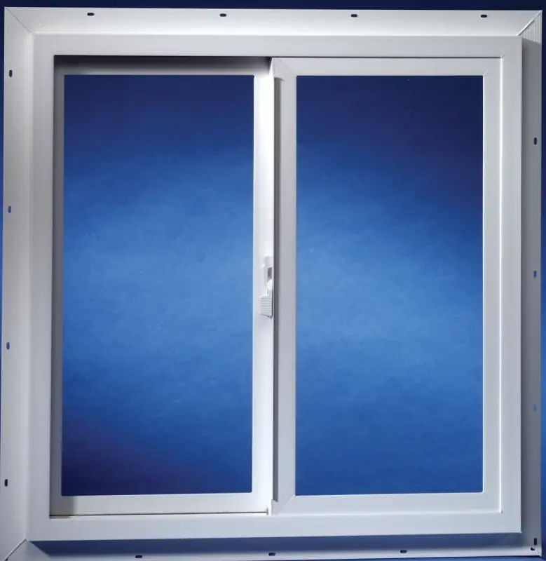 Duo-Corp Agriclass Double Slider White Glass/Vinyl Window 23.5 In. L X 23.5 In. H 1 Pk