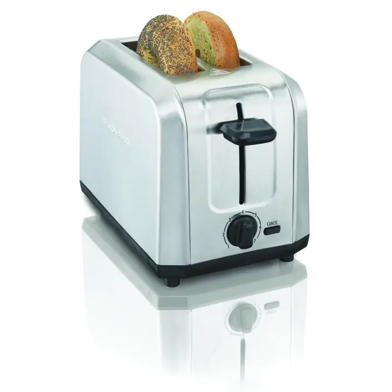 Bagel Toaster, Brushed Stainless Steel, 2-Slice