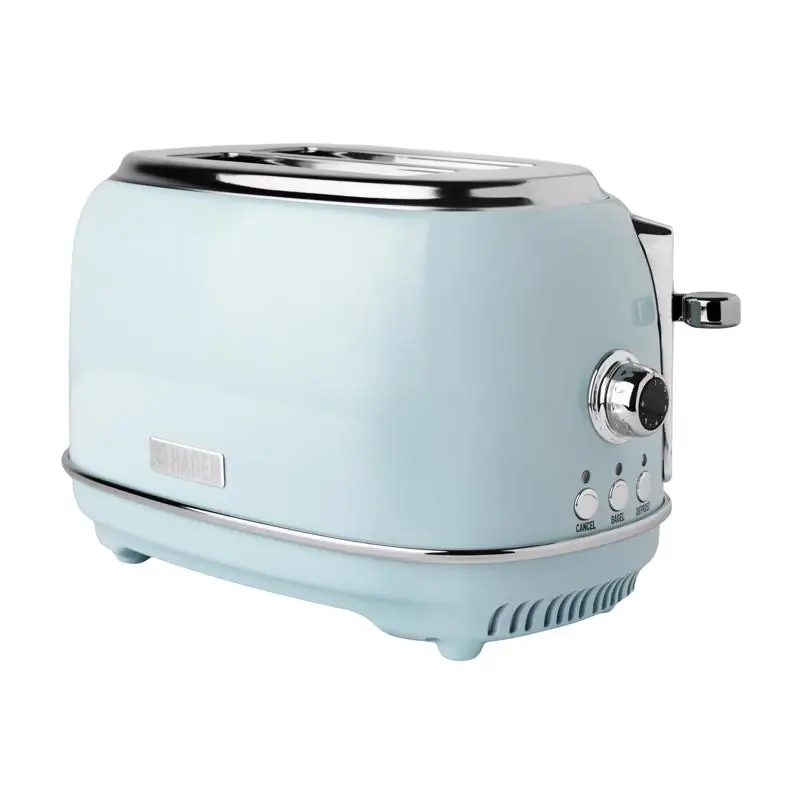 Heritage Stainless Steel Blue 2-slot Toaster 8 In. H X 12 In. W X 8 In. D