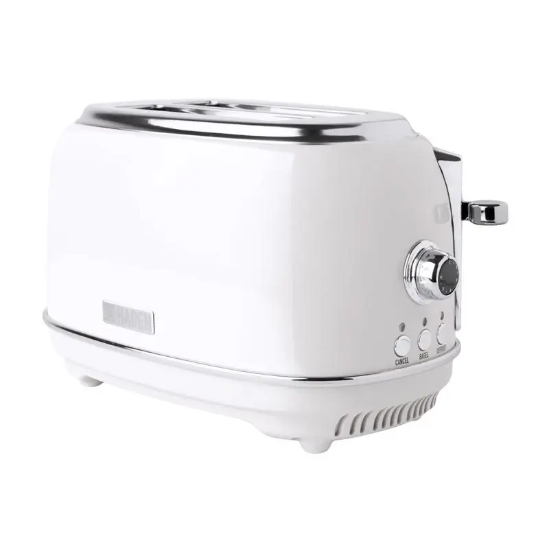 Heritage Stainless Steel White 2-slot Toaster 8 In. H X 12 In. W X 8 In. D