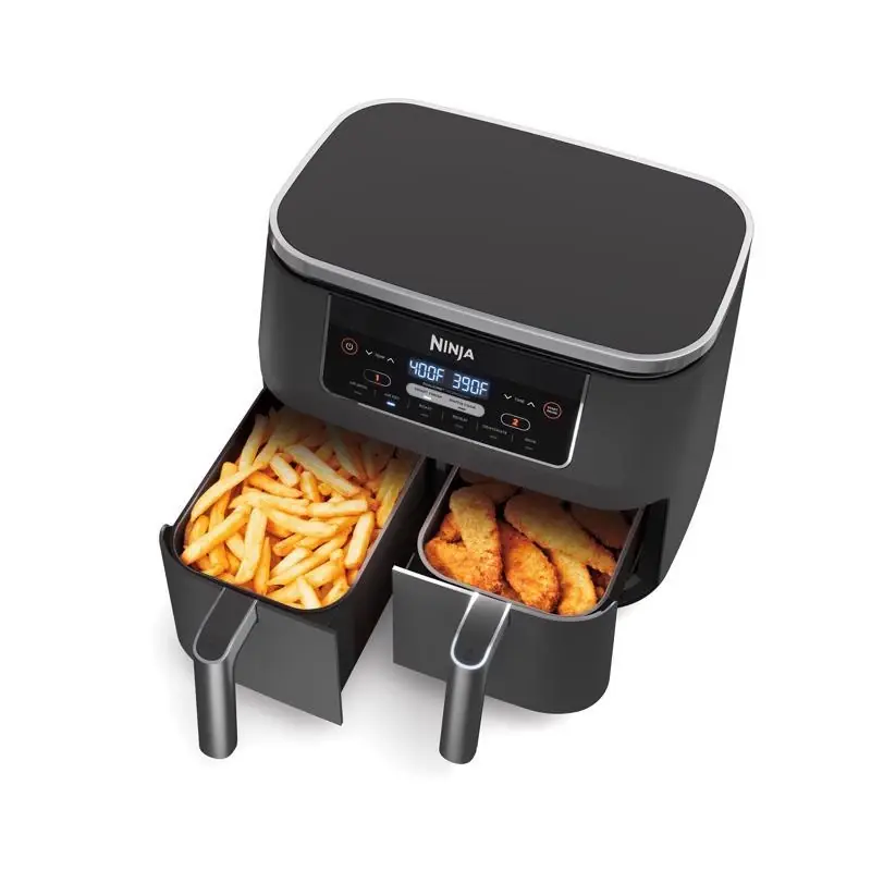 8 Qt. 6-in-1 Dualzone Air Fryer With Smart Finish Technology