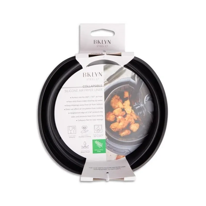 Core Home Collapsible Air Fryer Pan – Space‑Saving Non‑Stick Cooking Accessory