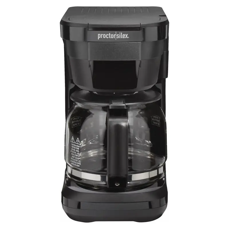 12-Cup Coffeemaker With Brew Strength Selector, Black