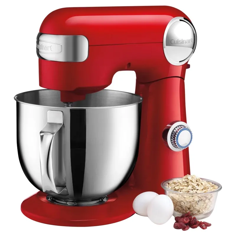 Precision Master 5.5 Qt. Red Stand Mixer With 12 Speeds And Attachments