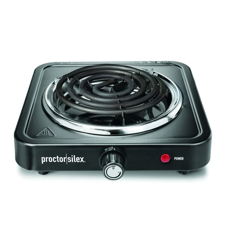 Single Burner Cooktop, 5 Temperature Settings, 1200-Watts