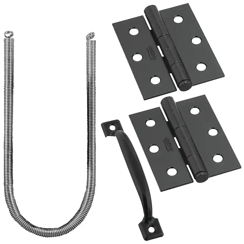 National Hardware V90 Series Galvanized Black Steel Screen/Storm Door Hardware Set 1 Pk