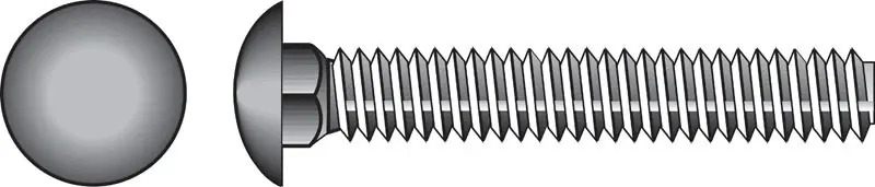 Hillman 5/8 In. Dia. X 8 In. L Hot Dipped Galvanized Steel Carriage Bolt 25 Pk