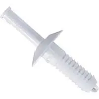 Wall-tuf Nylon Rivets 3/4 Inch White - 50 Count Bag