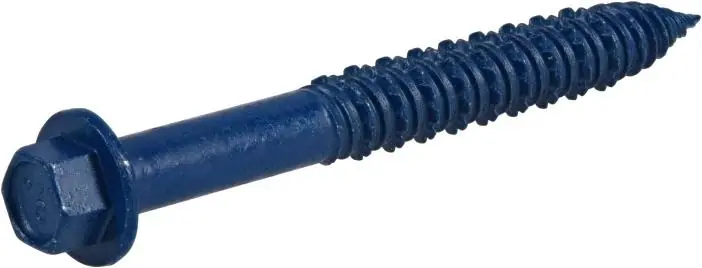 Blue Hex Power Pro Concrete Screw 0.312 X 2.75 In – Heavy‑Duty Fastener
