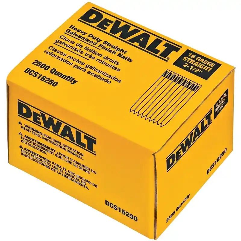 2-1/2 In. 16-Gauge Straight Finish Nails (2500 Per Box)