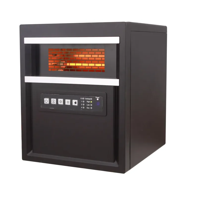 1500w Electric Infrared Heater With Remote Control, Brown, Model 1phq14