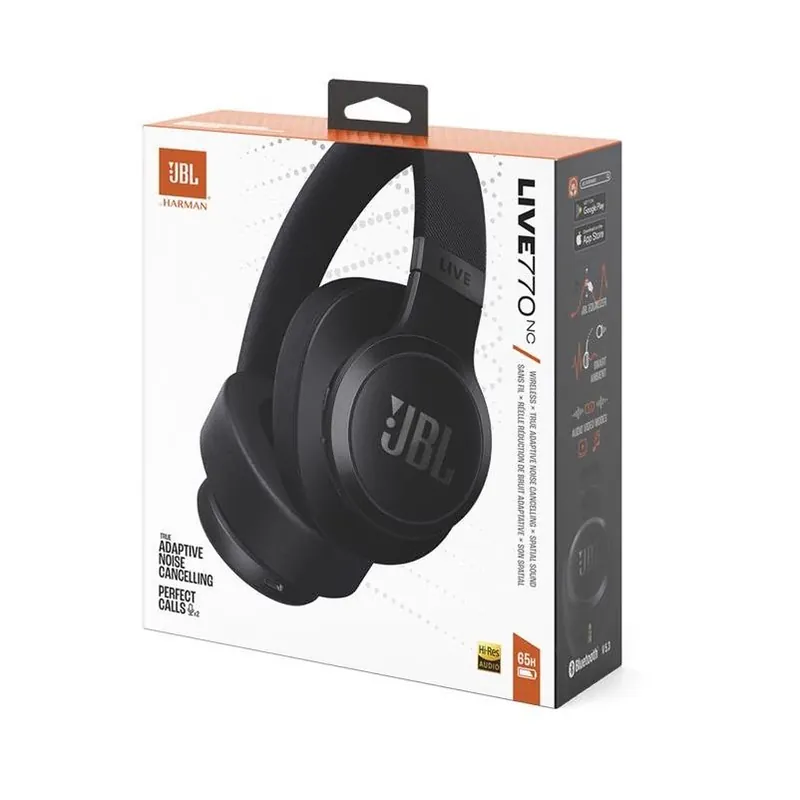 JBL Live 770NC Wireless Bluetooth Wireless Over-Ear Headphones 1 Pk