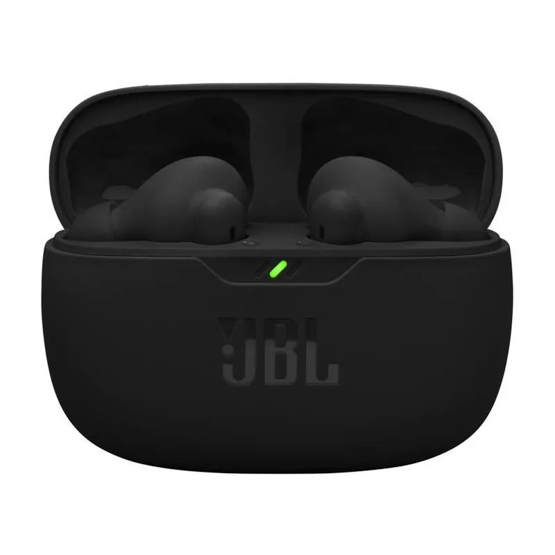 JBL Vibe Beam 2 True Wireless Bluetooth Earbuds With Charging Case – Black