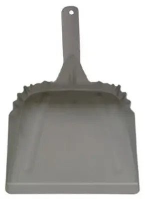 9-inch Professional Steel Dust Pan With Heavy Gauge Epoxy Coating And Ribbed Construction