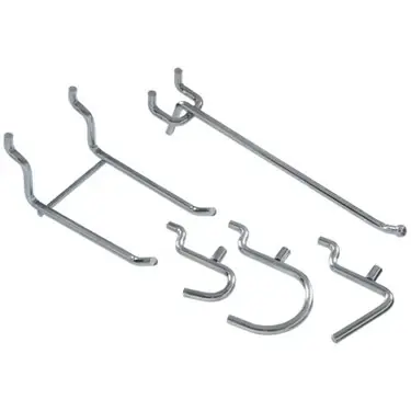 Workshop Peg Hook Kit, Zinc Plated Hillman Hooks And Eyes, Model 853068
