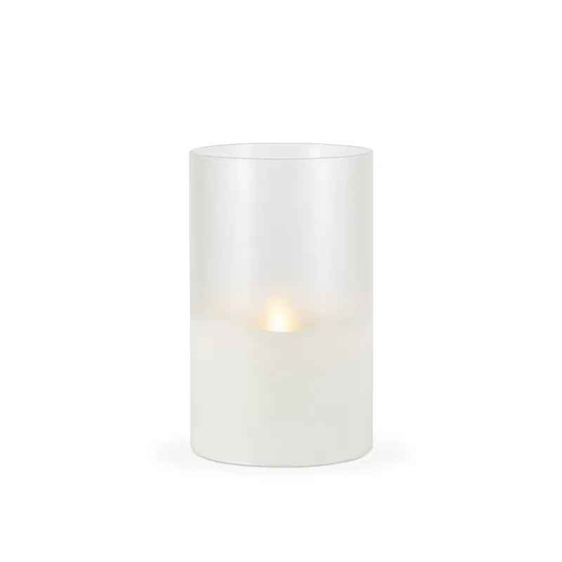 Everlasting Glow White No Scent Scent Flameless Hand Poured Candle