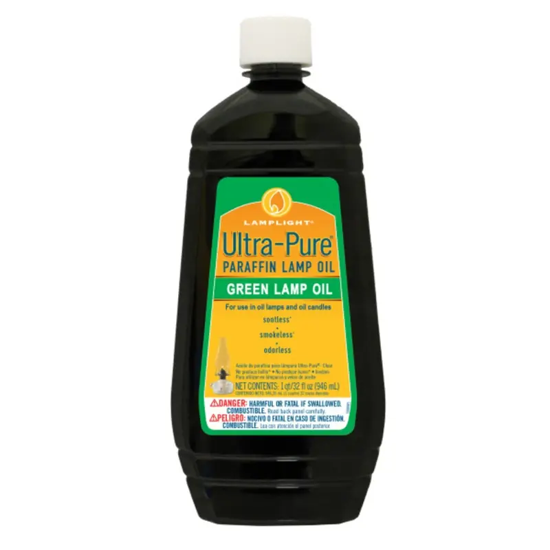 Lamplight Farms Ultra-Pure Clean Burn Lamp Oil Green 32 Oz