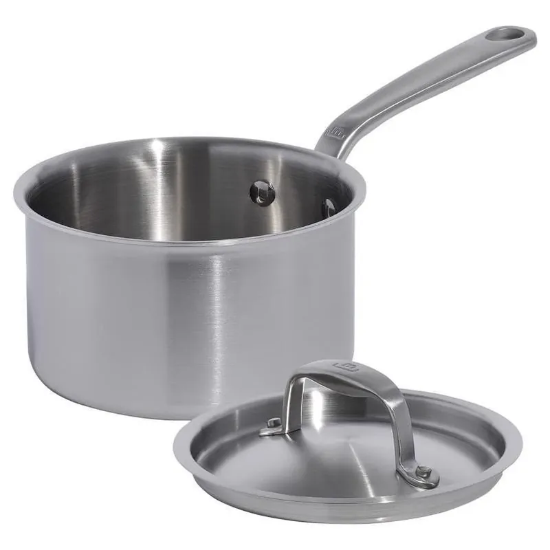 Made In Cookware 2‑Quart Stainless Steel Saucepan – Silver