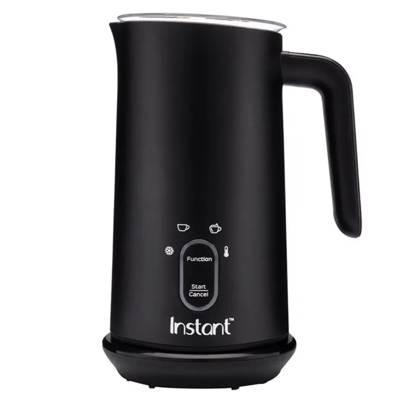 4-in-1 Black Milk Frother And Steamer, 10 Oz, Model 140-6001-01