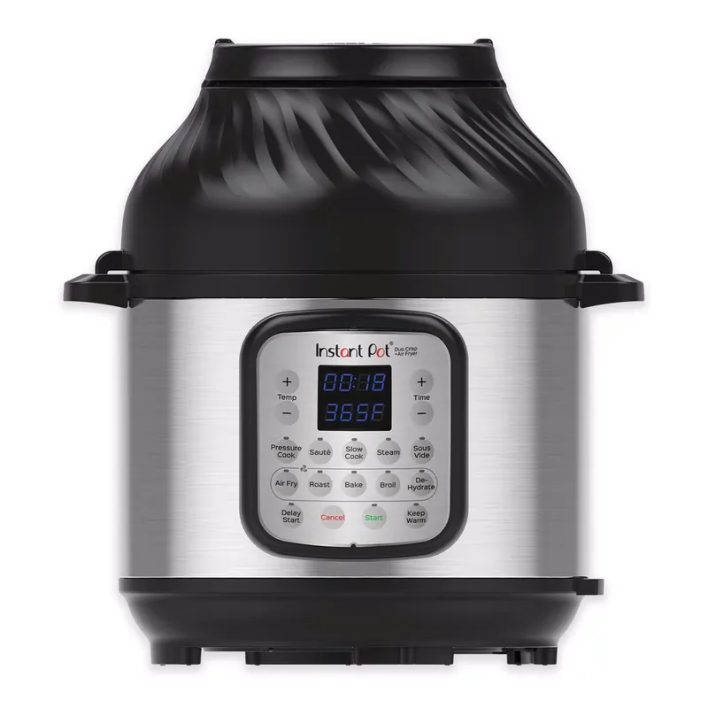 Duo Crisp + Air Fryer, 11-in-1 Cooker, 8-Qt.