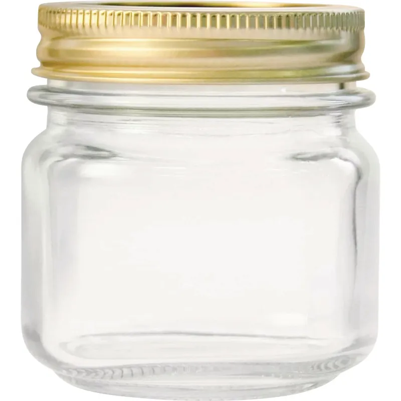 Anchor Hocking Tecnocap Regular Mouth Canning Jar 8 Oz 12 Pk