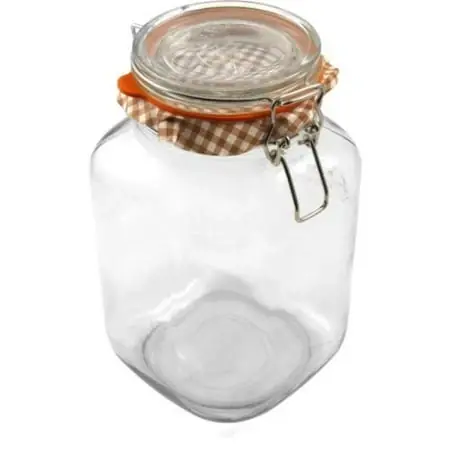Clip Top Storage Jar 68 Ounce Model 25513 - Set Of 3