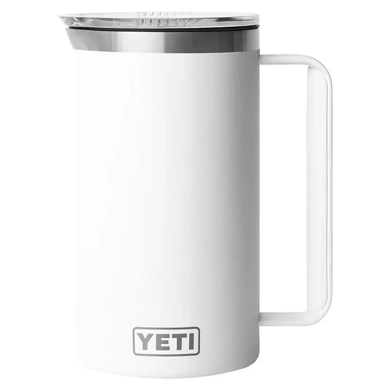 YETI 64‑Oz White Stainless Steel Rambler Pitcher – Premium Insulated Dispenser