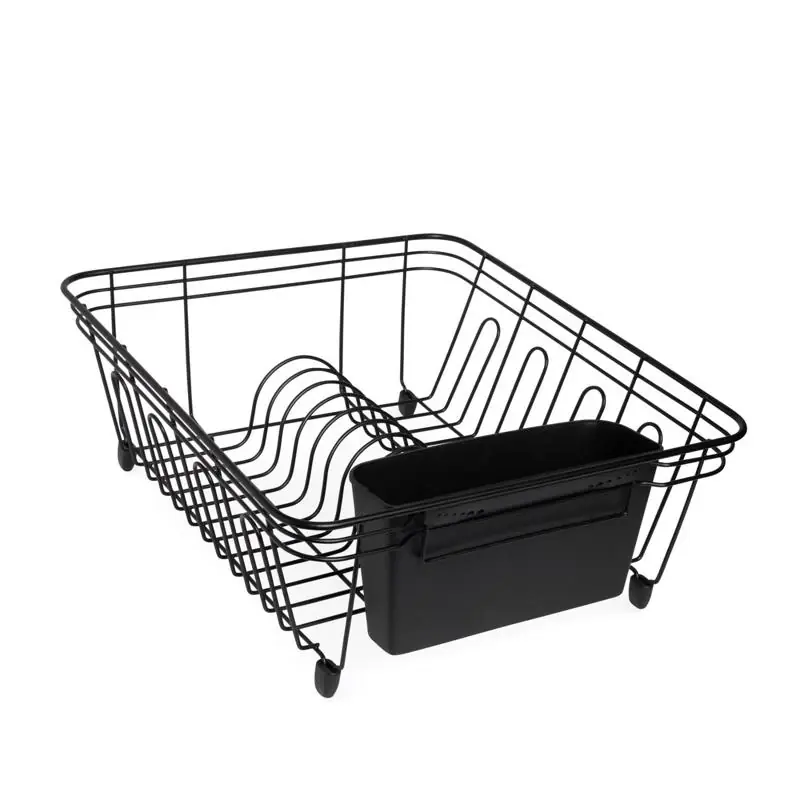 Core Kitchen Black Sink Strainer Organizer 14 In. L X 13 In. W X 5 In. H