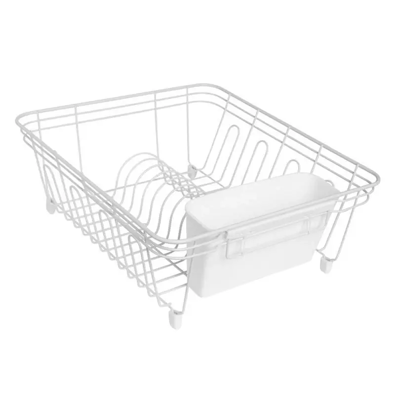 Core Kitchen White Sink Strainer Organizer 14 In. L X 13 In. W X 5 In. H