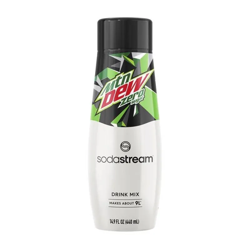 SodaStream Zero Sugar Mountain Dew Soda Mix – 440 ml Bottle