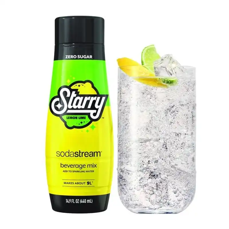 SodaStream Starry Zero‑Sugar Lemon‑Lime Mix – 14.9 fl oz Bottle