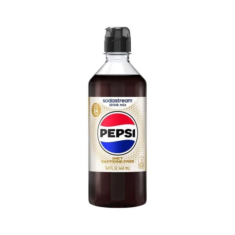 SodaStream Diet Pepsi Caffeine‑Free Soda Mix – 440 ml Bottle (1‑Pack)