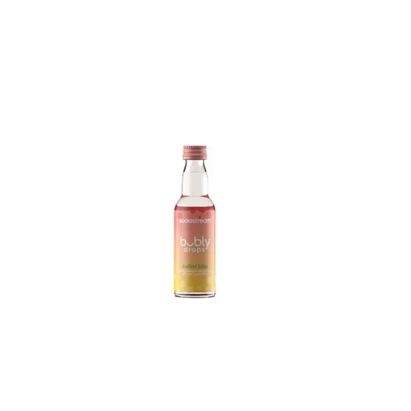 SodaStream Bubly Strawberry Sunset Fruit Drops – 1.36 oz Flavor Booster (1‑Pack)