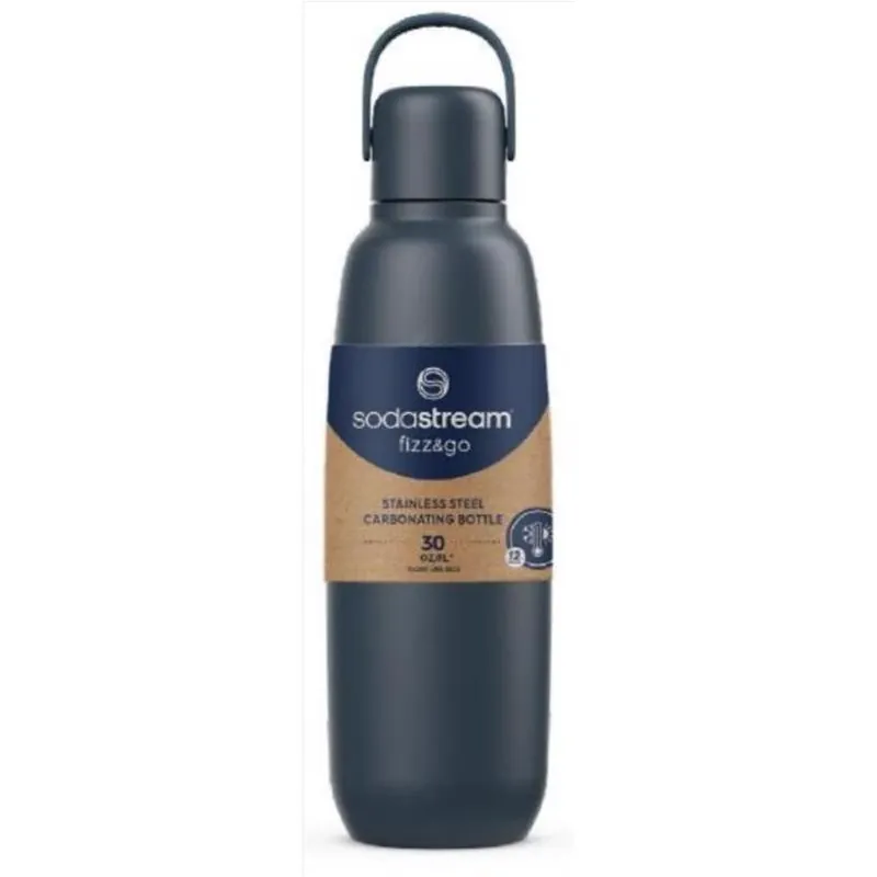 SodaStream 30 oz Blue Reusable Carbonation Bottle – Dishwasher‑Safe, Premium Design